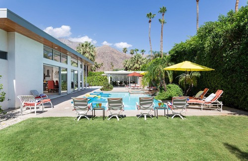 Old Las Palmas House | Mid-Century Modern Estate In Old Las Palmas! Private! Spectacular Mountain Views!