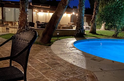 Palm Desert House | Mid-Century Private Gated Home facing South on the Golf Course in a Gated C.C