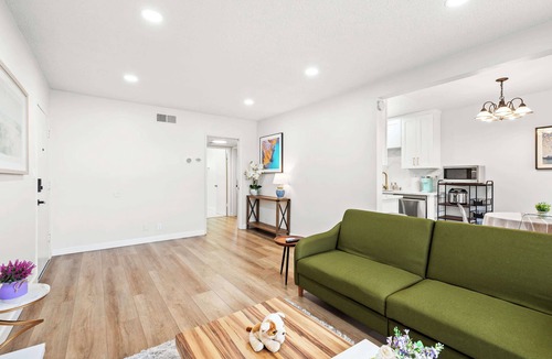 Monterey Park Apartment | Modern Cozy Retreat Stylish Stay with Patio & Parking