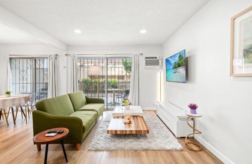 Monterey Park Apartment | Modern Cozy Retreat Stylish Stay with Patio & Parking