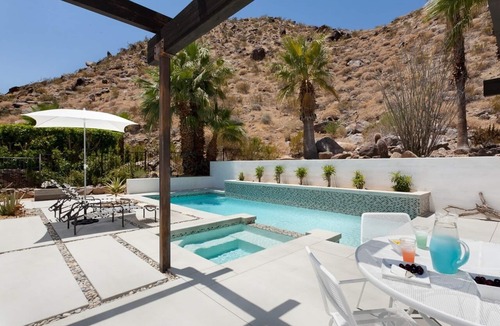 Palm Springs House | Modern Hillside Retreat+Private+Great Views+Wind-Protected +Paradise!