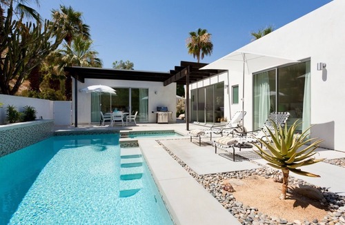 Palm Springs House | Modern Hillside Retreat+Private+Great Views+Wind-Protected +Paradise!