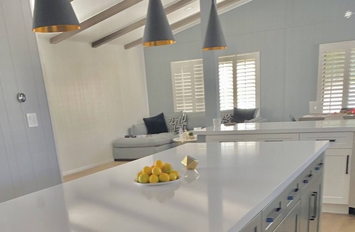 Thousand Palms House | Modern Manufactured Home with a Classic Palm Springs style Mountain & Palms view