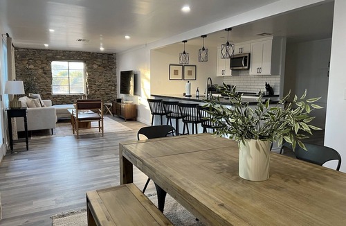 Desert Hot Springs House | Modern Ranch House~Great for Big Groups! Salt Water Pool + Spa