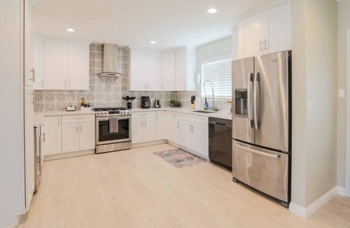 West Covina House | Modern Serenity Space BBQ with High-Speed Internet, Workspace, & Cool AC