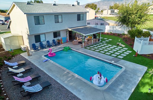 Hemet House | Mountain Oasis Home with Pool- Pet friendly