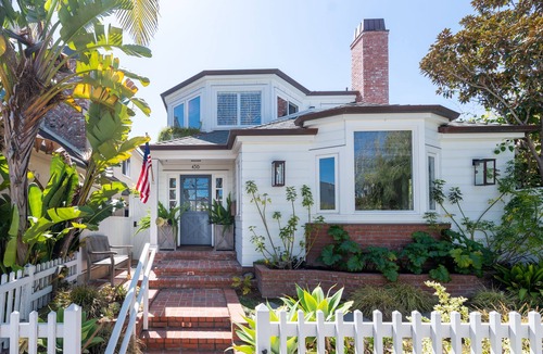 The Strand House | New Luxury Home on Double-Lot w/Heated Pool, Spa & Yard, Easy Stroll to Beach