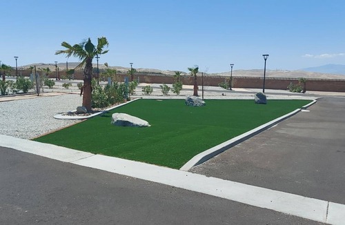 Desert Hot Springs RV Rental | New Modern RV Resort with Mountain Views Site 41