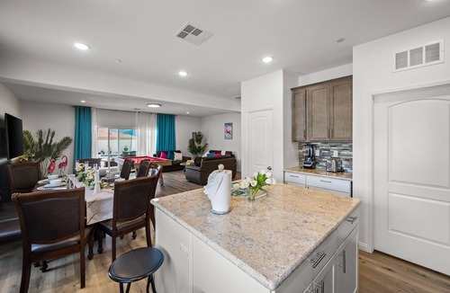 Desert Hot Springs House | New: Spacious Backyard, Pool & Hot Tub, Gameroom