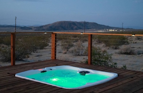 Panorama Heights House | Oasis with Pool, Spa, Views, and short walk from Joshua Tree Park