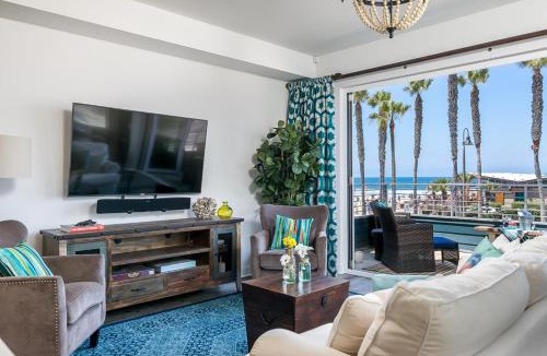 Imperial Beach House | Ocean View 3 Bedrooms Condo, just steps from the park, pier & water!
