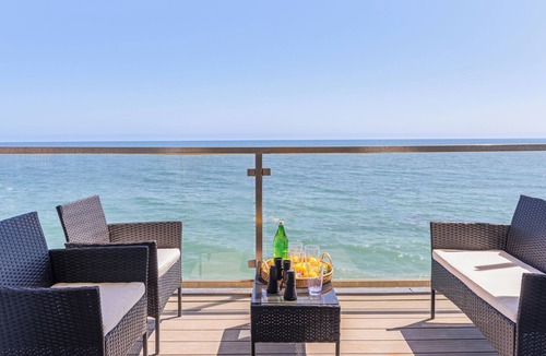 Eastern Malibu Condo | Oceanfront Retreat with Multiple Balconies, Direct Beach Access & Sweeping Views