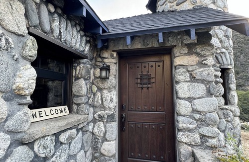 Mentone Cottage | One bedroom 100yr old stone cottage in California National Forest.