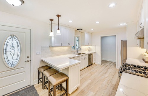 Woodcrest Apartment | Patio & Workspace: Peaceful Riverside Retreat!