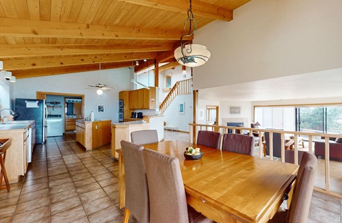 Sea Ranch House | Peaceful oceanfront home with private hot tub, pool access, & views from deck