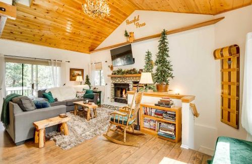 Running Springs House | Peaceful Pines Running Springs Home with 3 Decks