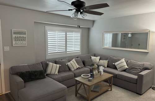 North Long Beach House | Perfect for families. Large fenced yard with plenty of parking.