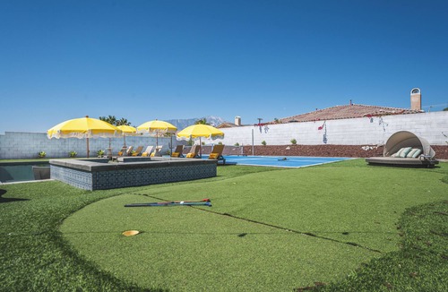 Desert Hot Springs House | Pickleball, Gameroom, Pool & Hot Tub, Firepit, BBQ