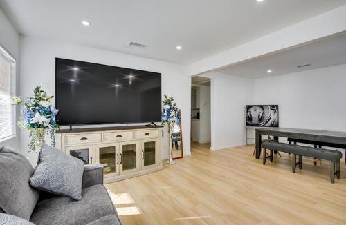 El Rancho House | Pico Rivera Home with Patio about 20 Mi to Disney!