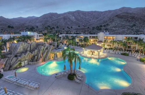 Canyon Corridor Condo | POOL PARADISE at Palm Canyon! 2BR/1BA w/Kitchen & Pool Bar!