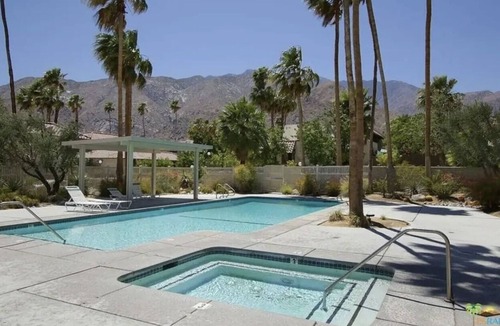 Uptown Design District Condo | Poolside at Modern Little Tuscan