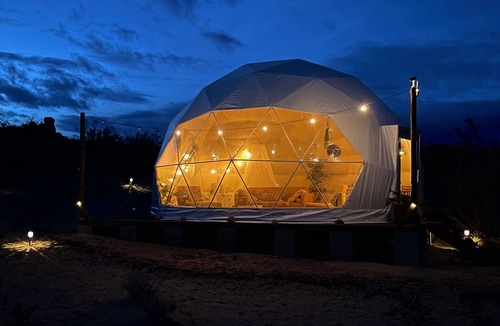 Los Angeles County Cabin | Private Hilltop Glamping Dome with Pool Joshua Tree vibes just an hour from LA!
