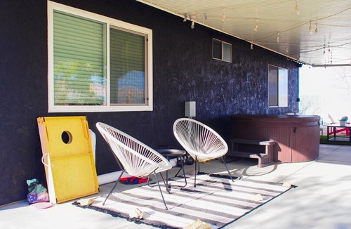 Joshua Tree House | Private stargazing retreat with Firepit/Views/Spa/King bed