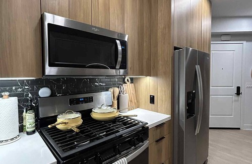 Stanton Apartment | Retreat Home, kitchen island, LUX amenities