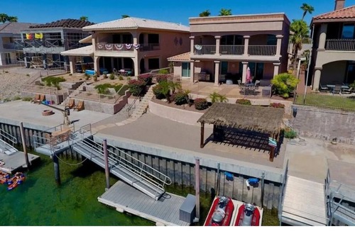 Colorado Shores House | Riverfront Luxury: 4BR Retreat w/Dock, Launch, Endless Views, Colorado Oasis