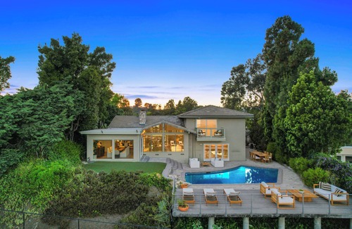 Bel Air Villa | Savona Horizon - Luxury villa that showcases a media room with wet-bar