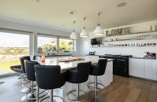Trebetherick House | SEASCAPE, pet friendly, luxury holiday cottage, with pool in Polzeath
