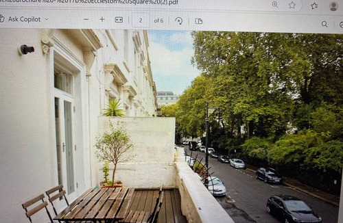 Pimlico Apartment | Sleeps 8 max. Beautiful Georgian Grand Square flat with terrace. Victoria 2 mins