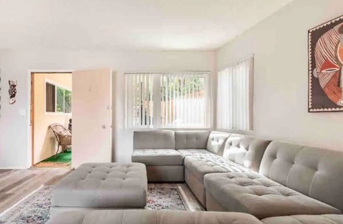 Seaside Apartment | Spacious bedroom with private bathroom