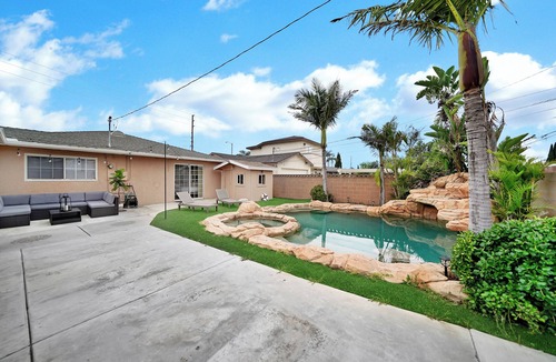 Midway City House | Spacious Disney Beach Paradise w/Heated Pool and Spa