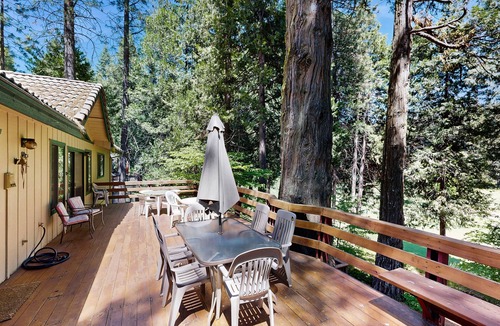 Arnold Cabin | Spacious dog-friendly home with scenic deck & W/D - near golf