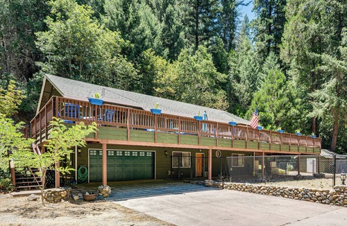 West Point House | Spacious Riverfront Wilseyville Home w/Deck!
