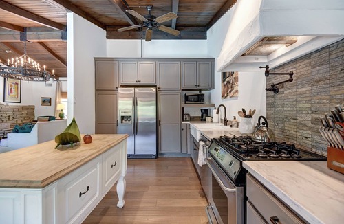 El Mirador House | Spanish-style, centrally located and pet-friendly home with pool near downtown