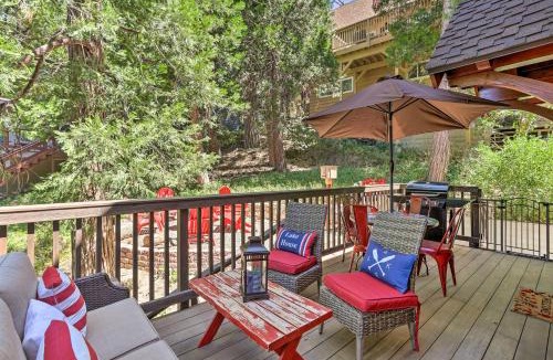 Cedar Glen House | Steps to Lake Cabin with Deck in Lake Arrowhead