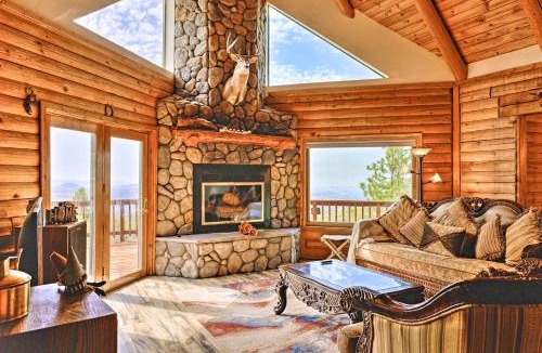 Phoenix Lake-Cedar Ridge Ski Chalet | Stunning Log Cabin with Great Views, Firepit, Deck near Twain Hart