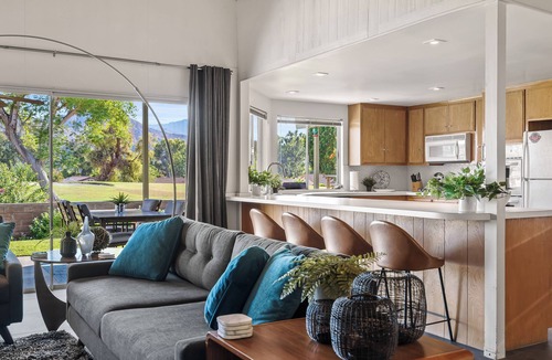 Palm Desert House | Stunning mid century pool home with awesome golf course and mountain views!