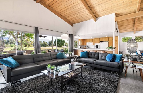 Palm Desert House | Stunning mid century pool home with awesome golf course and mountain views!