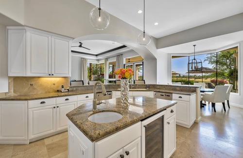 La Quinta House | Stunning PGA West Home with Privacy and Lake Views on Greg Norman Course