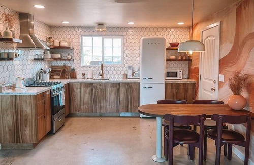 Yucca Valley House | Stylish Retreat on 5-Acres with Spa, Pool, Views · Flamingo Social Club
