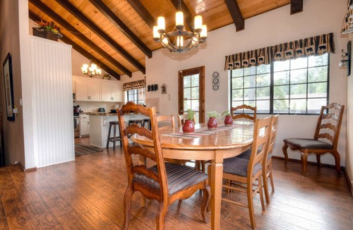 Fox Farm Cabin | Sublime For-Rest by Destination Big Bear : High End Neighborhood! Hot Tub! Gourmet Kitchen! Master Suite! Pool Table!