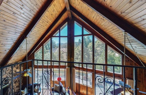 Blue Jay House | Sun-filled, Blue Jay home with 2 decks, game room & Lake Arrowhead views