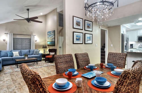 San Clemente Condo | Sunny condo with loft and spacious patio surrounded by palm trees