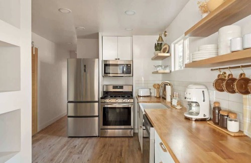 Big Bear City House | Terra Cottage MidCentury Modern A Frame Spa