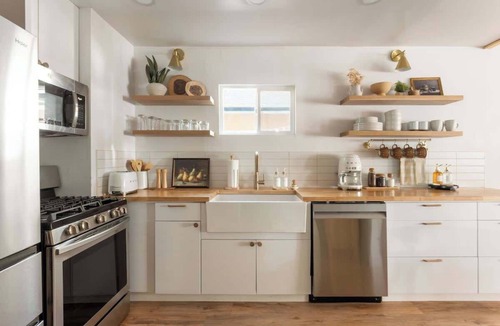 Big Bear City House | Terra Cottage MidCentury Modern A Frame Spa