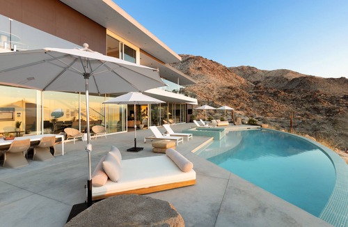 Palm Desert House | The Dream House - A True Desert Masterpiece with Saltwater Infinity Pool and Sauna