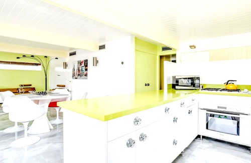Racquet Club Estates House | The Famous Rat Pack House , Mid Century Modern Pool Home as " Seen on TV "